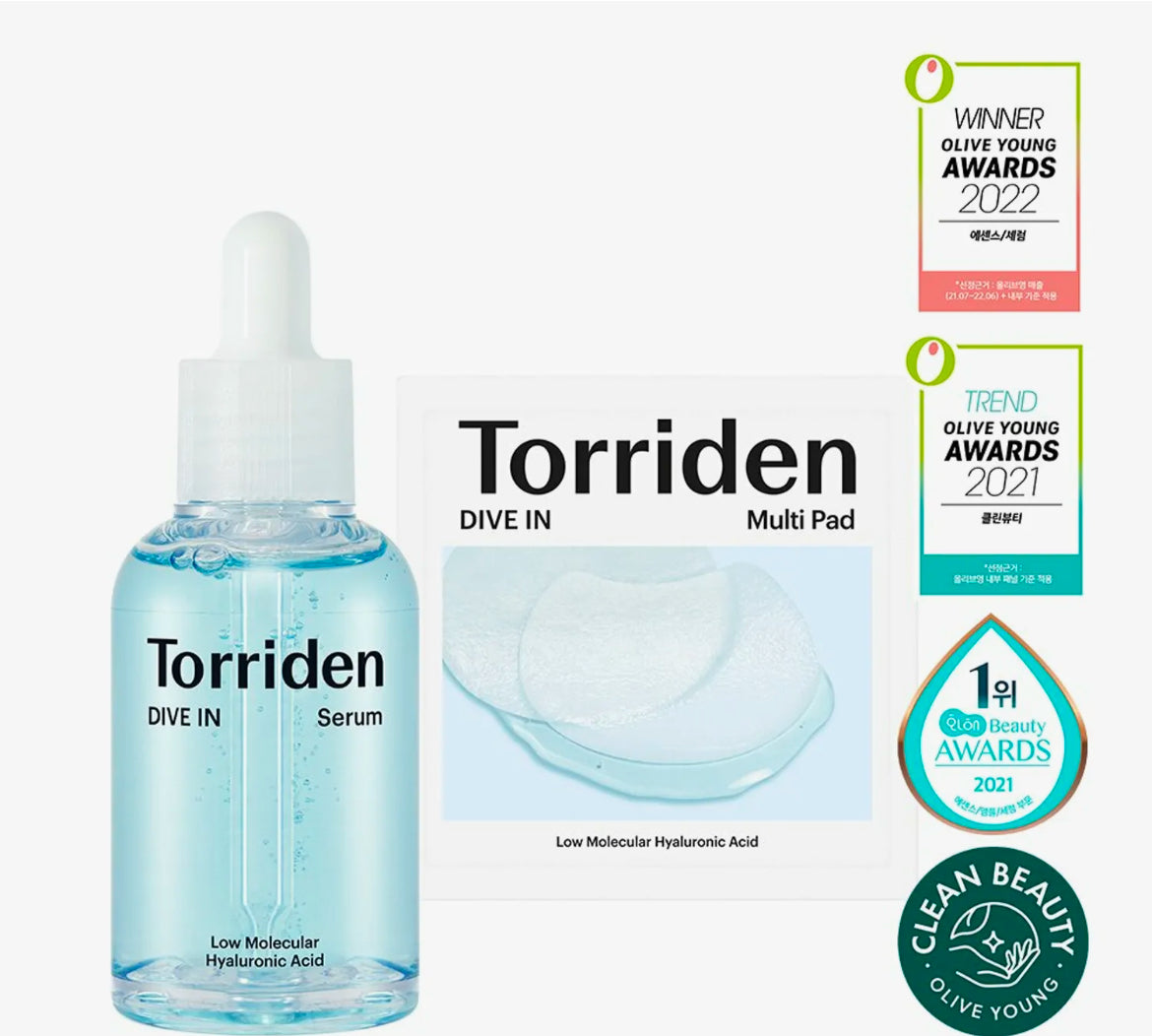 Torriden Dive In Serum 50mL Special Set (+Multi Pad 10P)